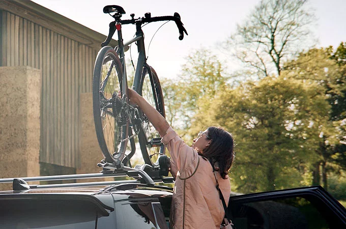 Bicicleta en el Discovery Sport