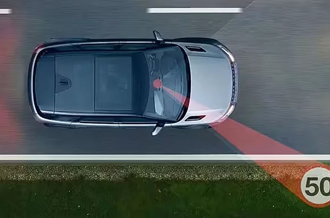 Απεικόνιση του Traffic Signal Recognition της Land Rover 