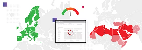 website speed mena europe