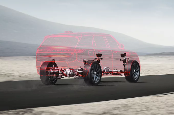 Illustration 3D du Range Rover Sport