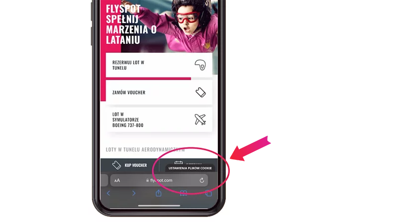 overlapped CTA on mobile phone website