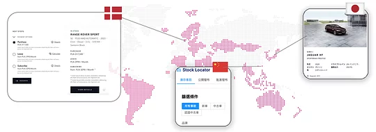 stock locator cars worldwide