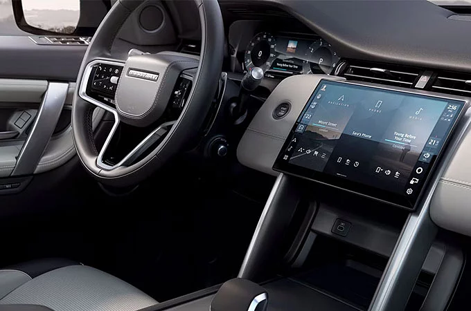 Discovery Sport interior dashboard and infotainment system