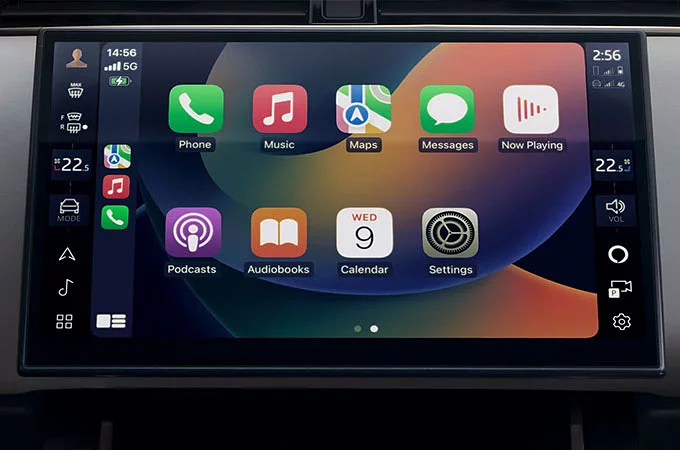 APPLE CARPLAY<sup>TM</sup>&nbsp;OG ANDROID AUTO<sup>TM</sup>