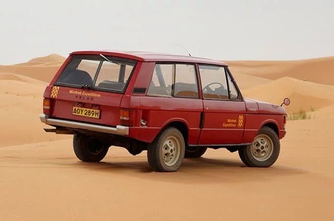 Early Range Rover prototypes held the Velar badge, to hide its identity