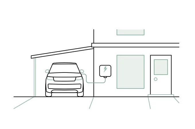 Illustrations Home Charging