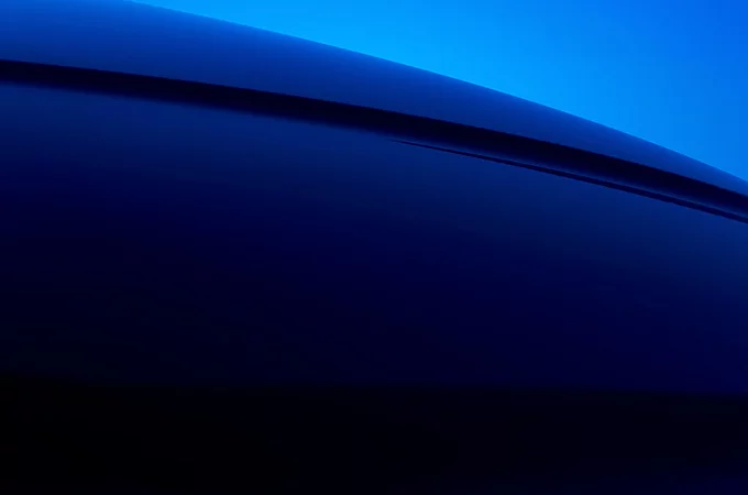 Closeup view of Jaguar XE Bonnet