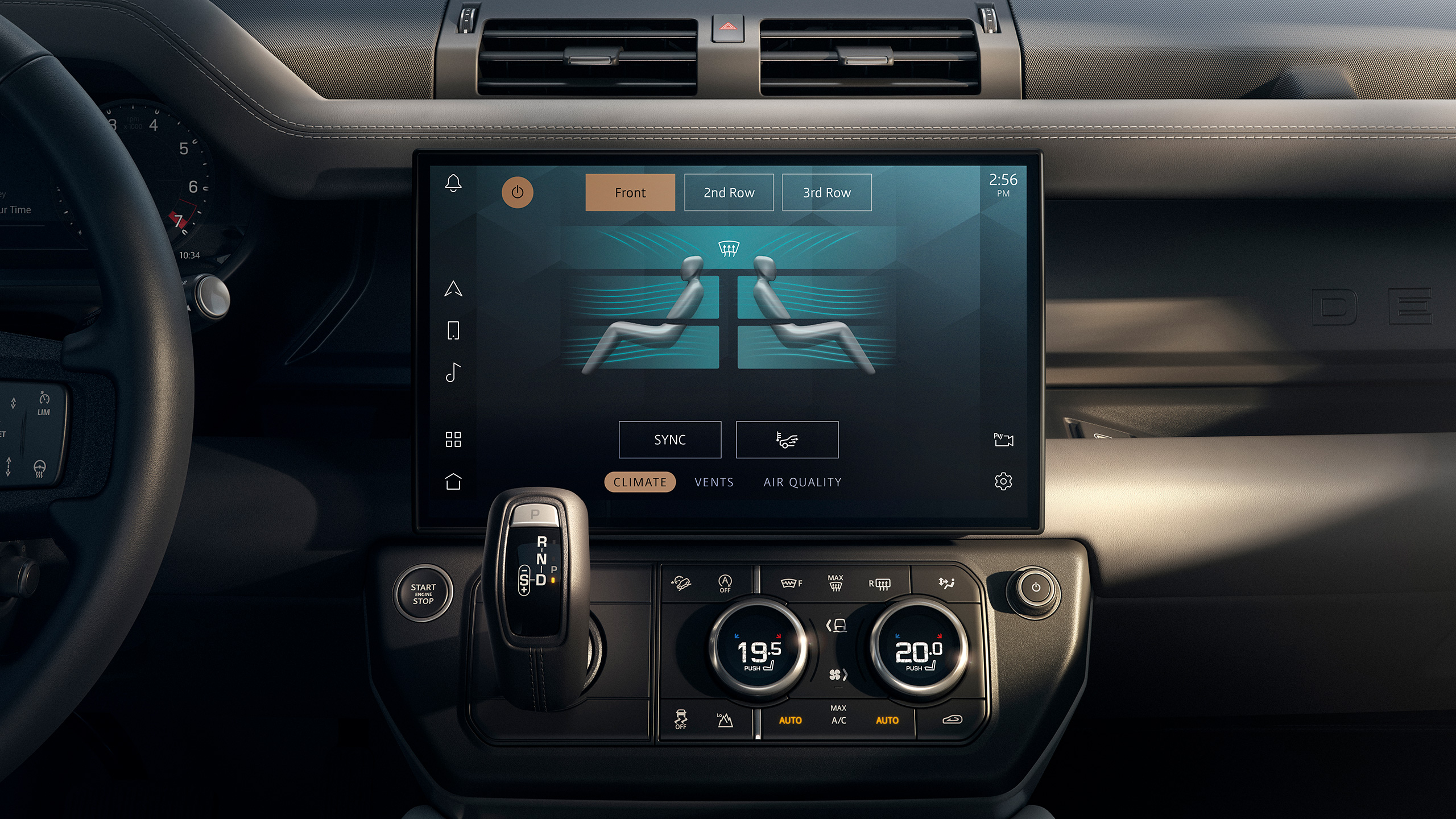 FOUR-ZONE CLIMATE CONTROL