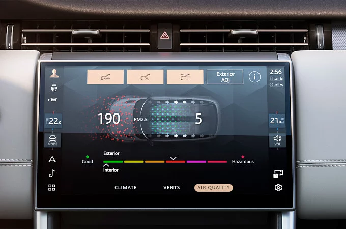 Discovery Sport infotainment mode