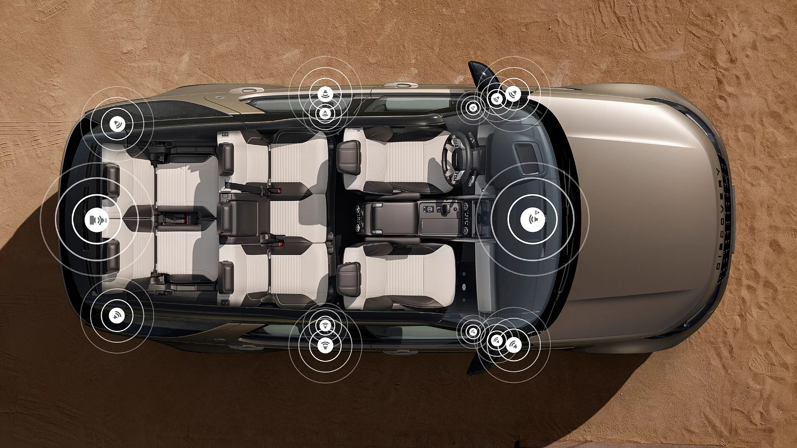 Interior upper view of the Discovery 