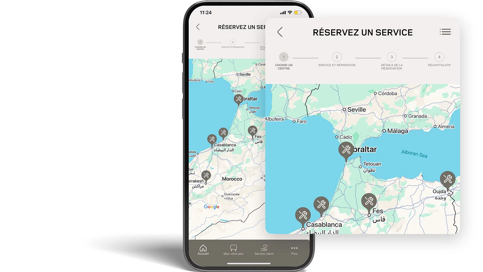 RÉSERVATION D'UN SERVICE EN LIGNE

