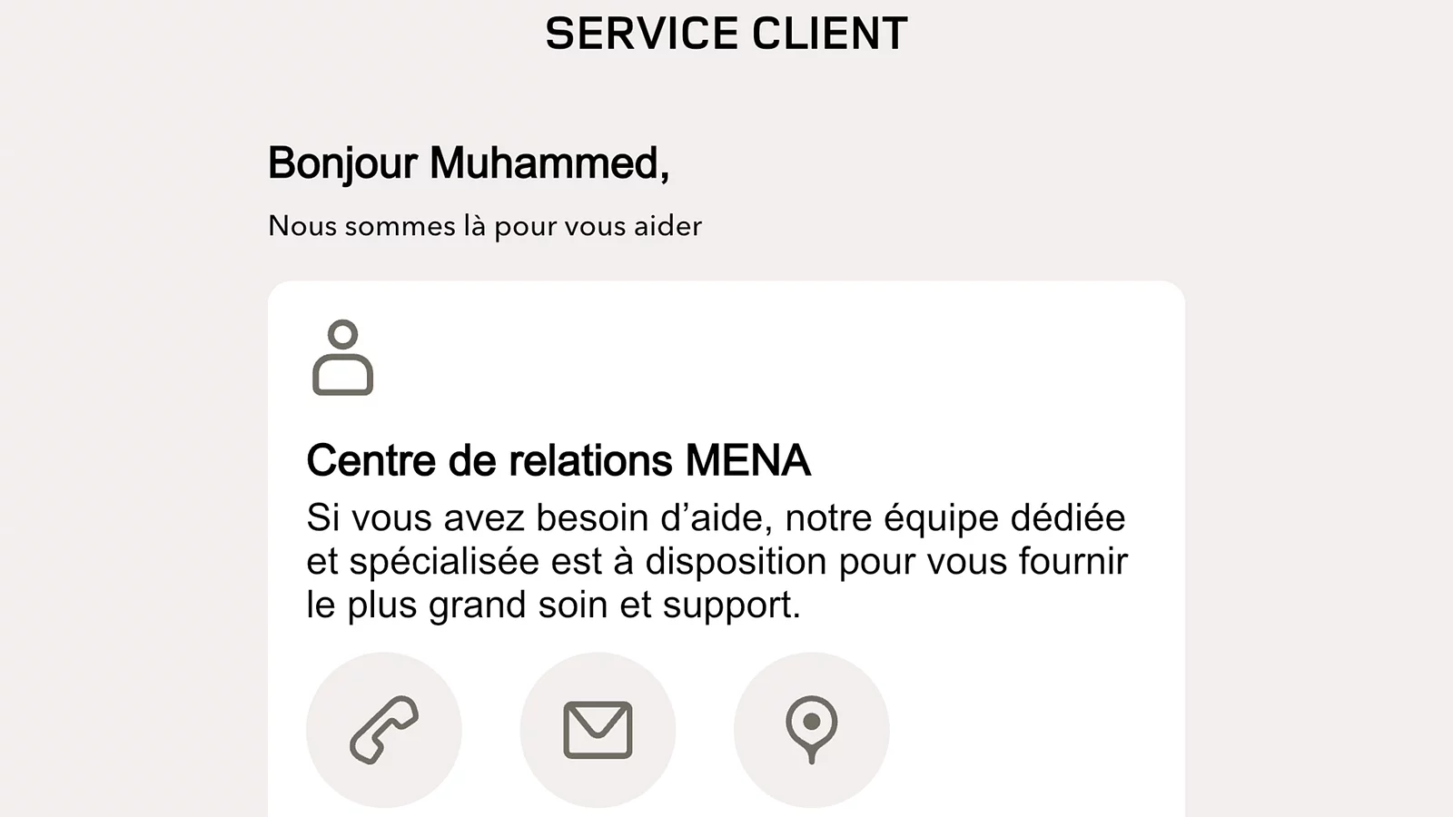 CONTACTER LE SERVICE CLIENT JLR

