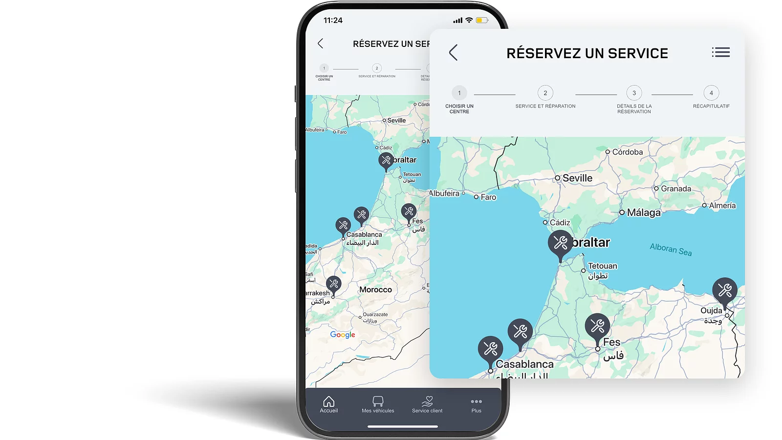 RÉSERVATION D'UN SERVICE EN LIGNE

