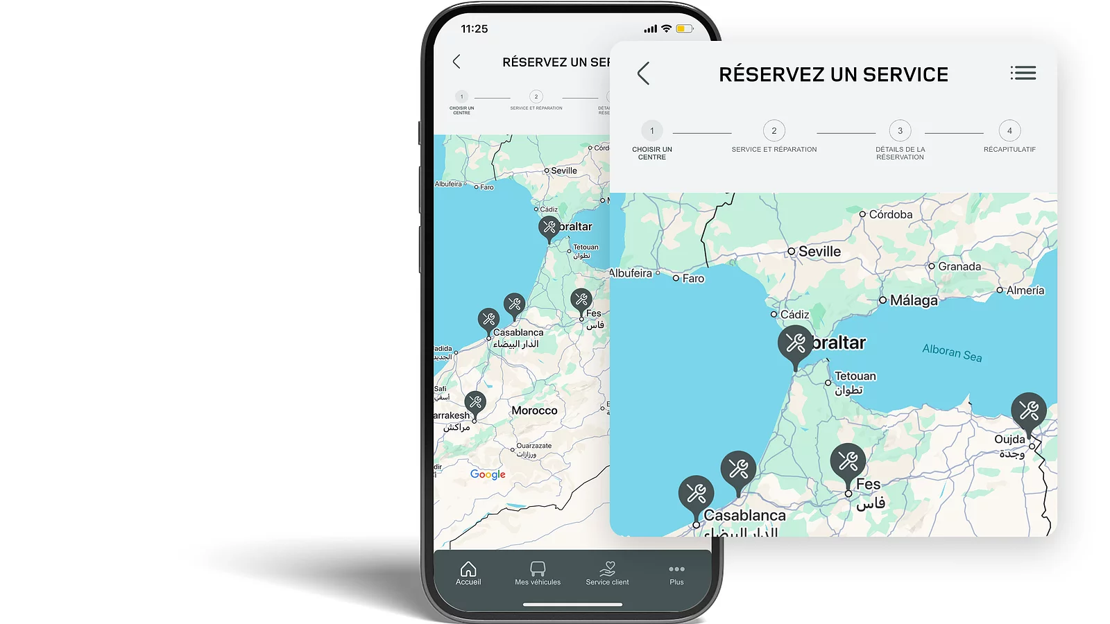 RÉSERVATION D'UN SERVICE EN LIGNE

