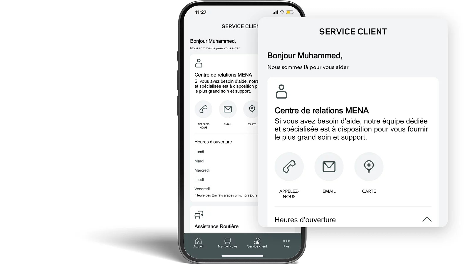 CONTACTER LE SERVICE CLIENT JLR

