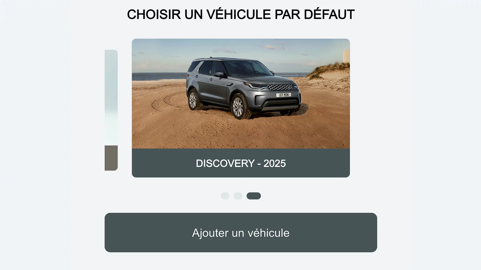 GESTION DE PLUSIEURS VÉHICULES

