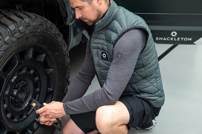 Defender Rally partnerība ar Shackleton