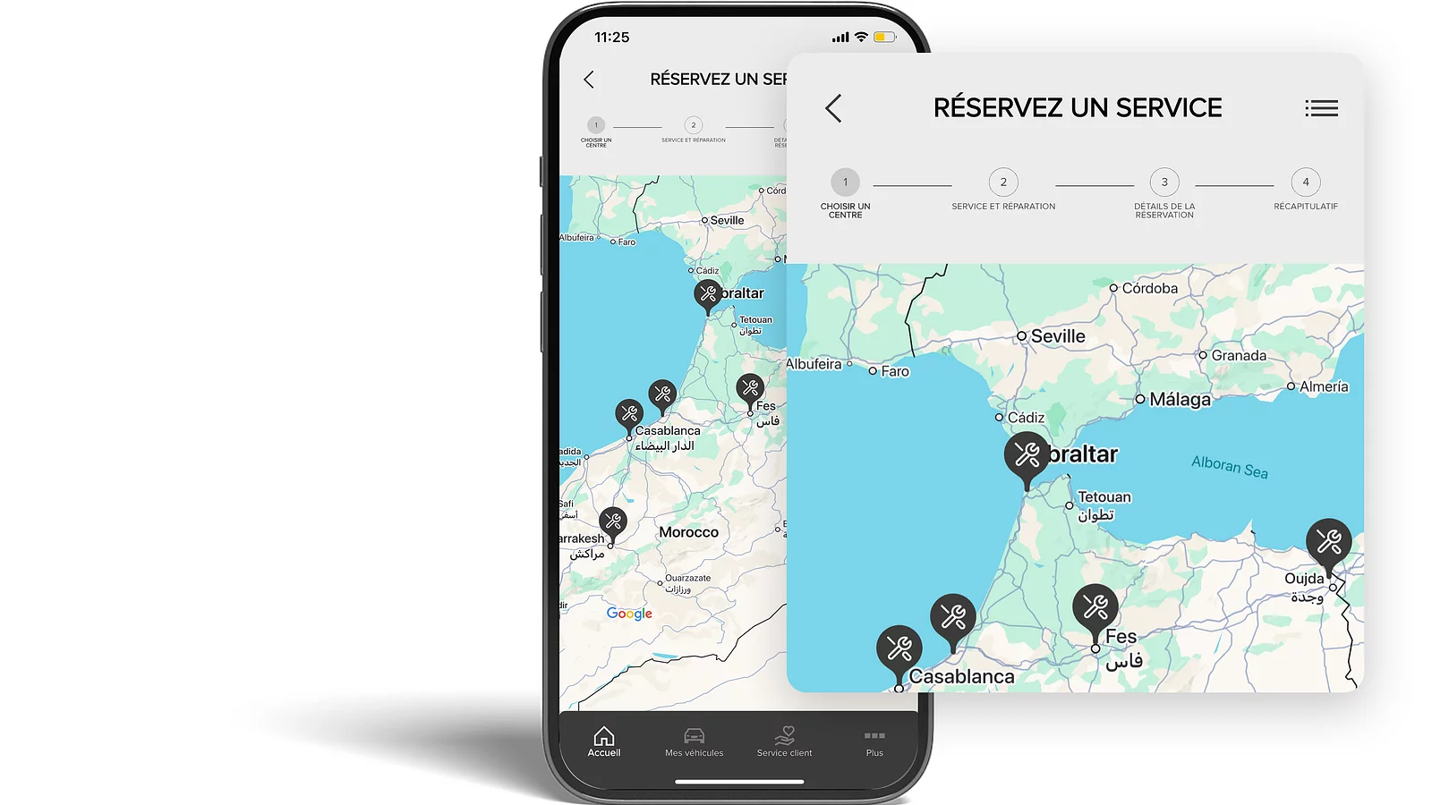 RÉSERVATION D'UN SERVICE EN LIGNE

