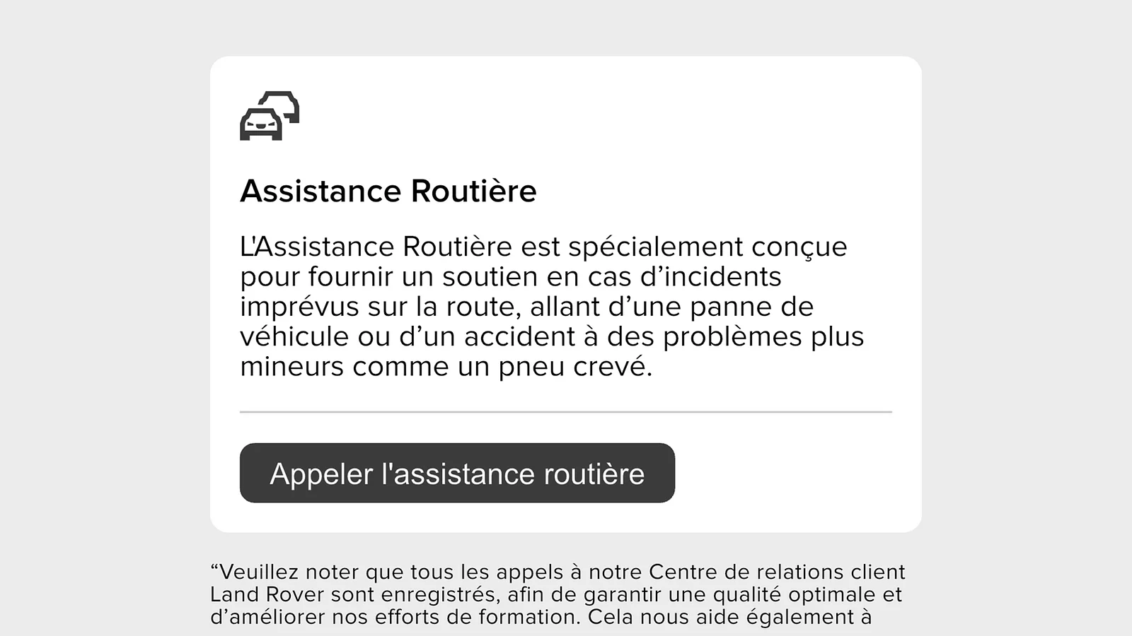 ASSISTANCE ROUTIÈRE EN TEMPS RÉEL

