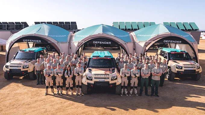 Defender team - Dakar rally
