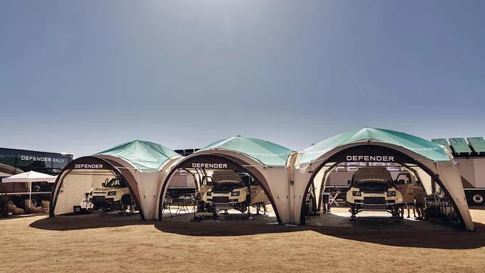 Defender team - Dakar rally