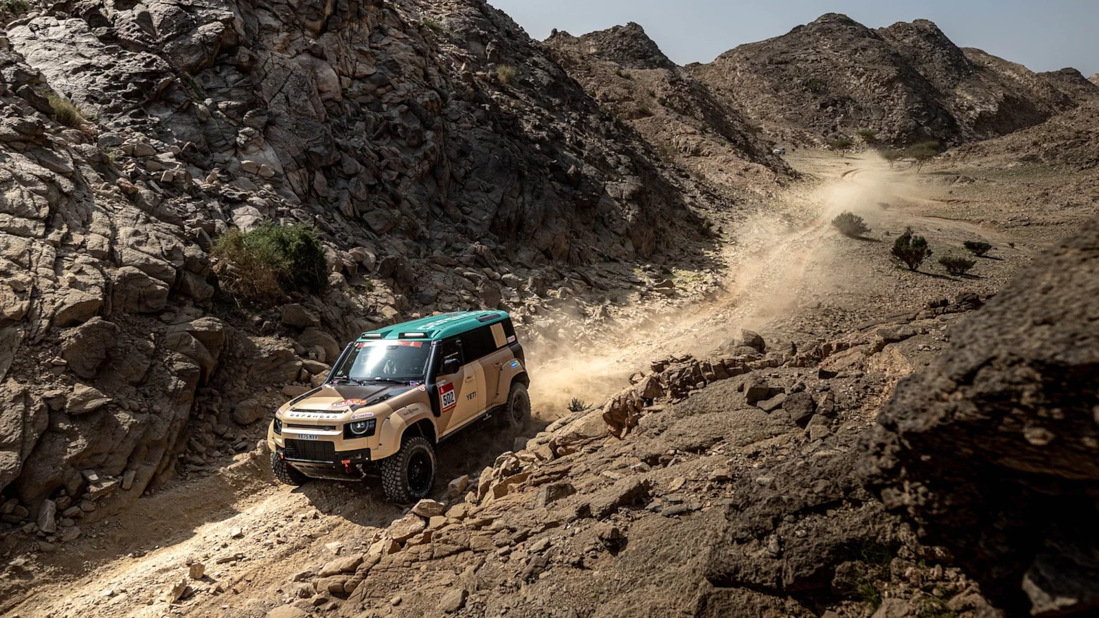 Defender Rally Team Dakaro ralyje