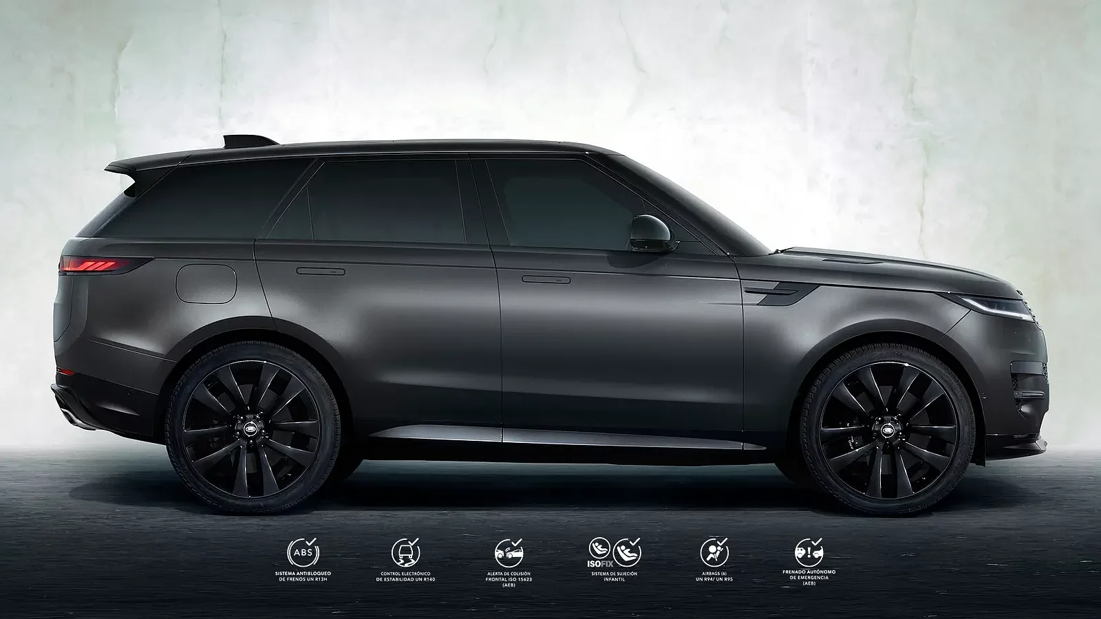 Vista lateral del Range Rover Sport