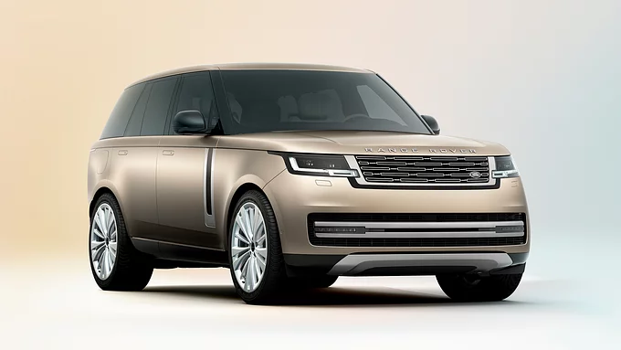 Range Rover in Sunset Gold.