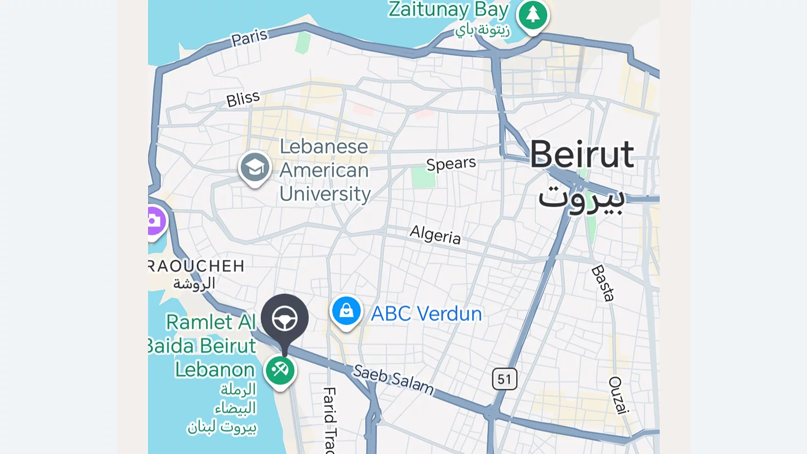 ماذا يوجد بالقرب مني؟