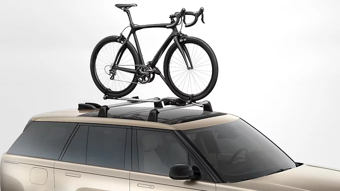 Bicycle on the Discovery sport