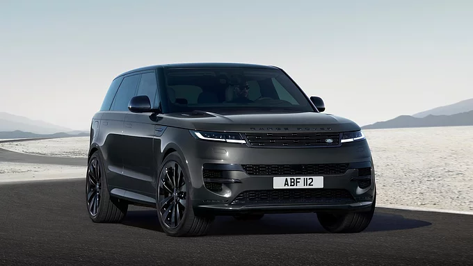 Range Rover Sport carpathian grey running on road