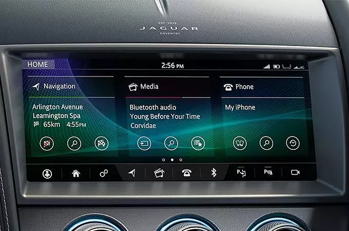 JAGUAR F‑TYPE touch screen