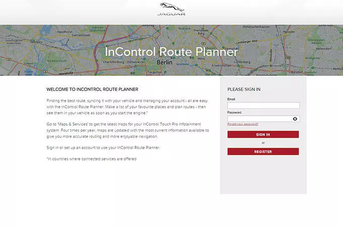 INCONTROL ROUTE PLANNER -SOVELLUS