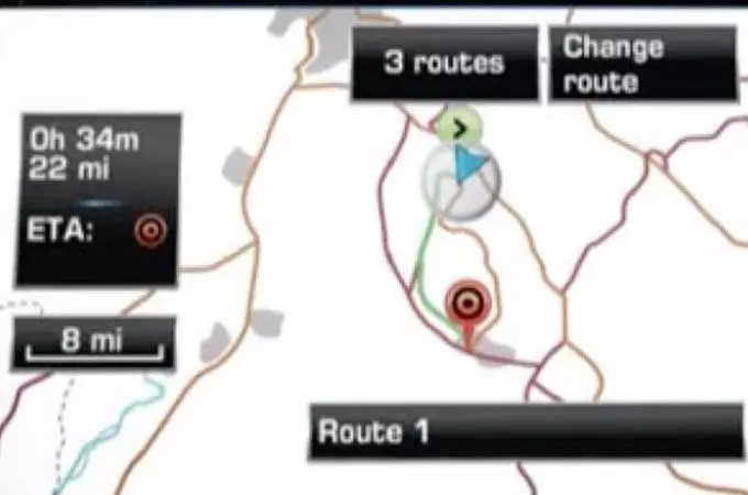 NAVIGATION SYSTEM ENTERING A DESTINATION