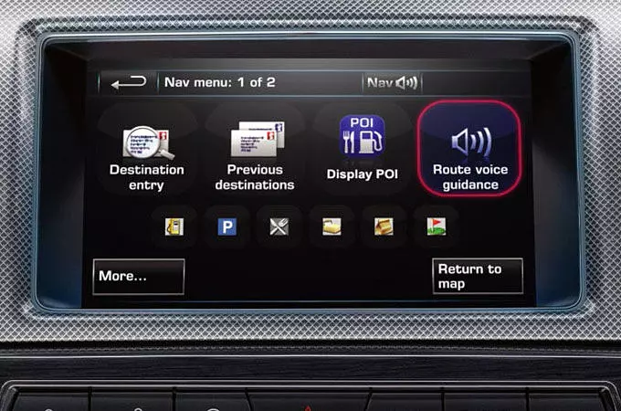 NAVIGATION SYSTEM - VOICE GUIDANCE (2014 - 2015)