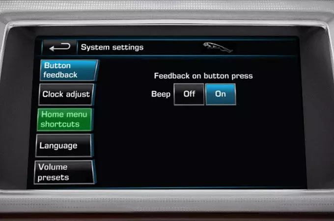 TOUCHSCREEN SHORTCUTS (2012 - 2013)