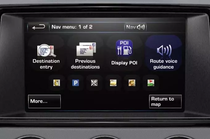 NAVIGATION SYSTEM - VOICE GUIDANCE