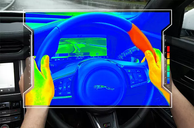 SENSORY STEERING WHEEL HELPS KEEP YOUR EYES ON THE ROAD
