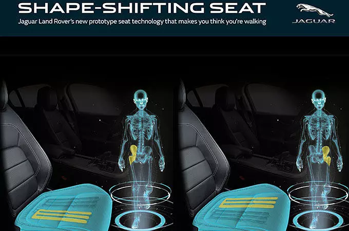 EL ASIENTO DEL FUTURO DE JAGUAR LAND ROVER QUE TE HACE SENTIR QUE ESTÁS CAMINANDO