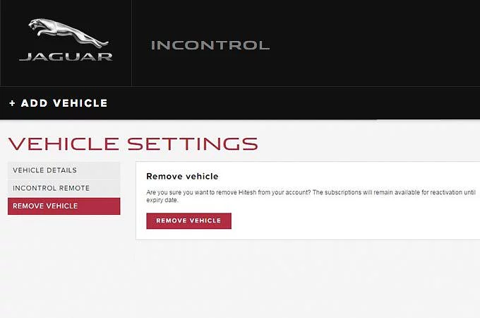 REMOVE A VEHICLE FROM YOUR ACCOUNT