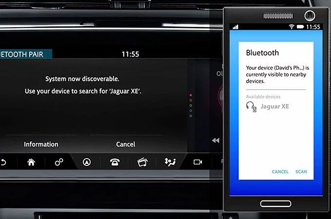 INCONTROL TOUCH PRO: BLUETOOTH®-PARRING I BILEN