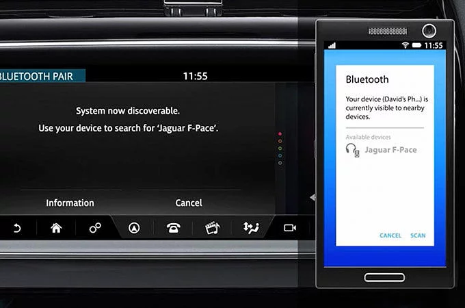 INCONTROL TOUCH: OTOMOBİL İÇİ BLUETOOTH® TELEFON EŞLEŞTİRME