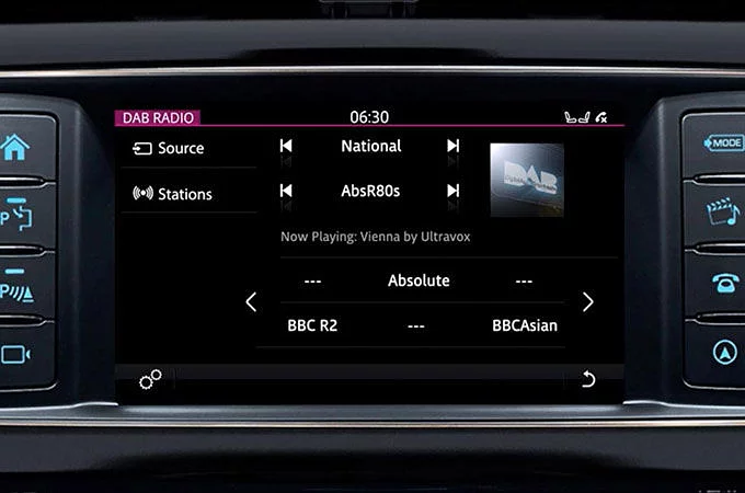 INCONTROL TOUCH: DIGITAL AUDIO BROADCASTING (DAB) RADYO