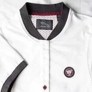 WOMEN'S ACCENT COLLAR POLO SHIRT - Hover Image