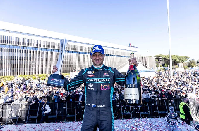 VENI, VIDI, VICI - MITCH EVANS CONQUERS ROME FOR JAGUAR TCS RACING