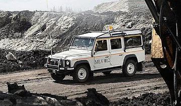 Defender mine site vehicles