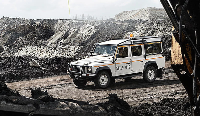 Defender mine site vehicles