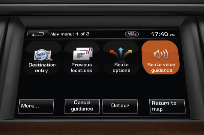NAVIGATION - VOICE GUIDANCE (2012 - 2014)