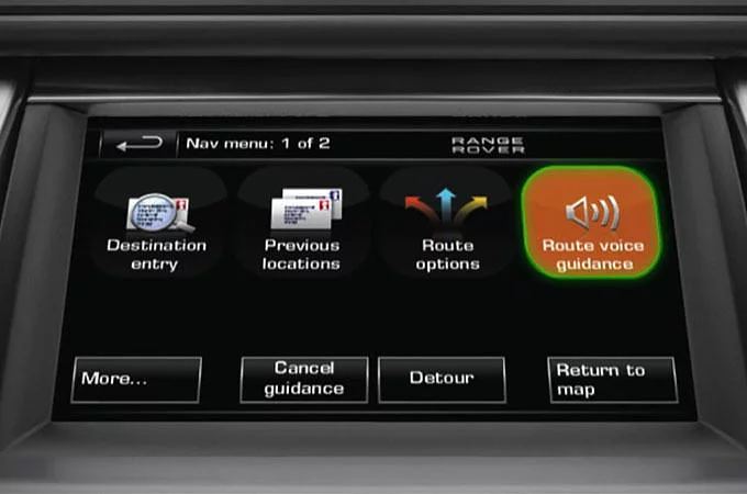 NAVIGATION - VOICE GUIDANCE (2012 - 2014)