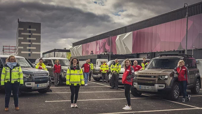 JAGUAR AND LAND ROVER DEPLOY GLOBAL FLEET TO SUPPORT EMERGENCY RESPONSE PARTNERS